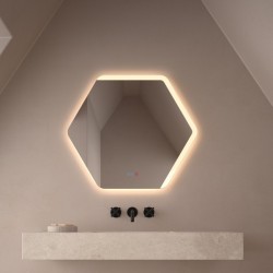 Espejo de baño con luz LED Tarragona de Dyled