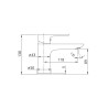Grifo lavabo cromo, Casio GME