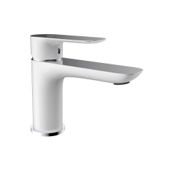 Grifo lavabo blanco/ cromo. Casio GME