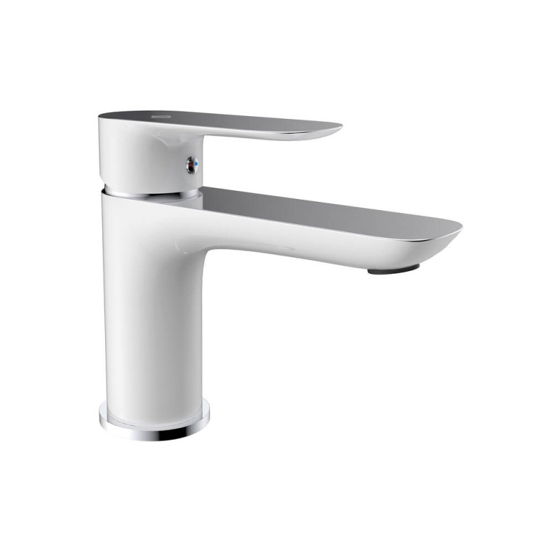Grifo lavabo blanco/ cromo. Casio GME