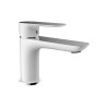 Grifo lavabo blanco/ cromo. Casio GME