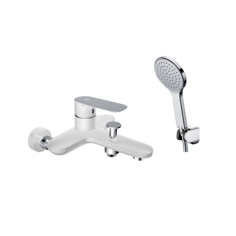 Grifo bañera cromo / blanco, Casio GME