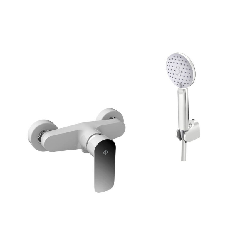 Grifo ducha cromo / blanco, Casio GME