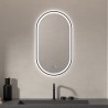 Espejo con luz LED Ovalado triledLED Para Baño Hércules de Dyled con antivaho
