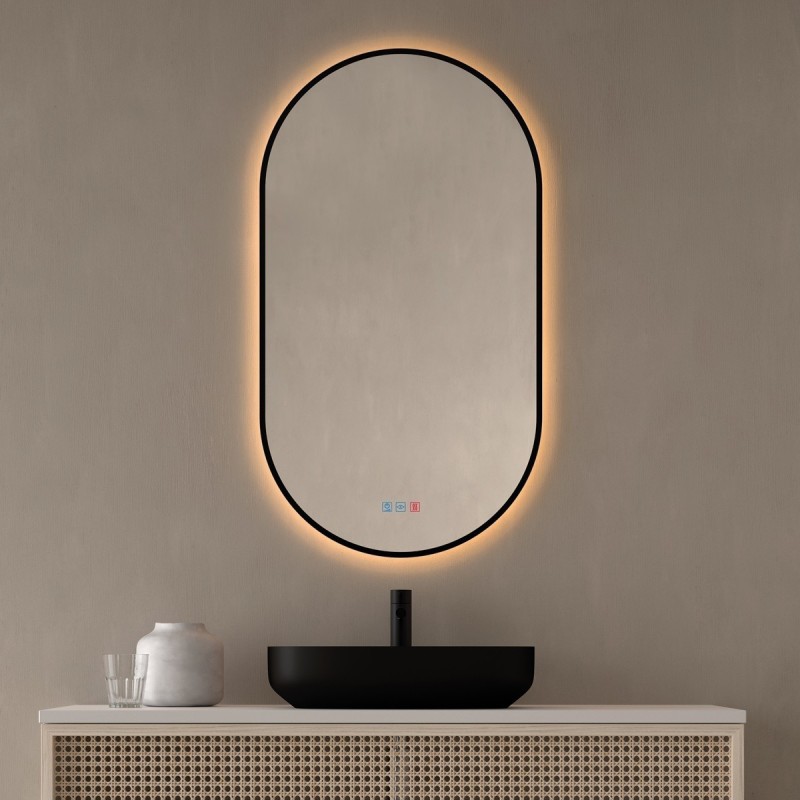 Espejo con luz LED Ovalado Para Baño Cáceres de Dyled