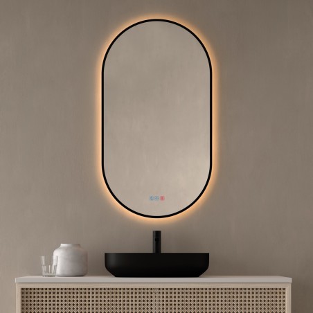 Espejo con luz LED Ovalado Para Baño Cáceres de Dyled