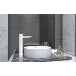 Grifo lavabo alto blanco / cromo, Casio GME