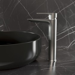 Grifo lavabo alto titanio, Casio GME
