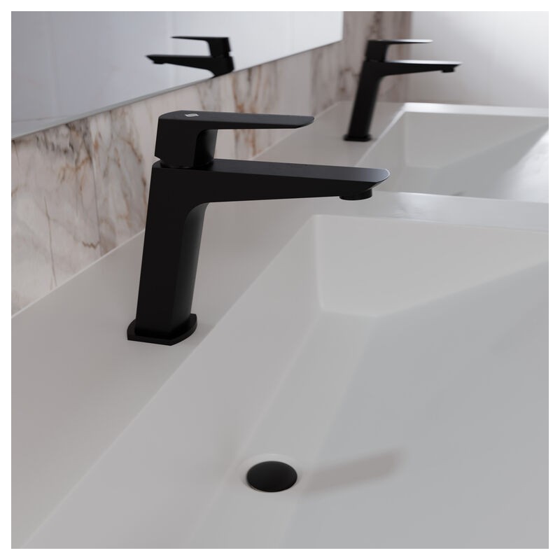 Grifo de lavabo negro, Marriot GME