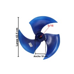 Repuesto aspas para Ventilador.