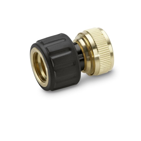 Acoplamiento de latón, de 3/4" con sistema antirretorno de agua. Karcher 2.645-018.0